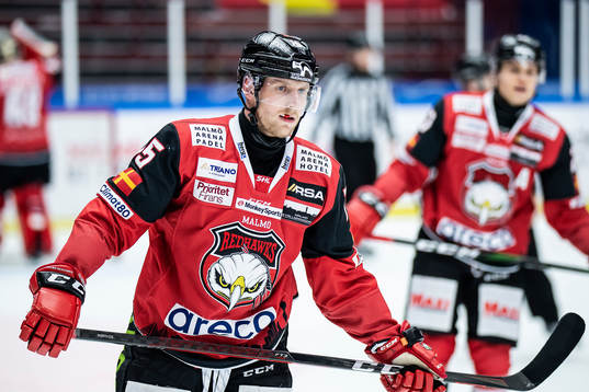 Malmö Redhawks Axel Wemmenborn deppar