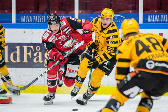 Malmö Redhawks Johan Olofsson och Skellefteås Jonathan