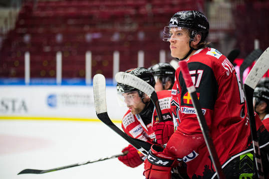 Malmö Redhawks Emil Sylvegård deppar