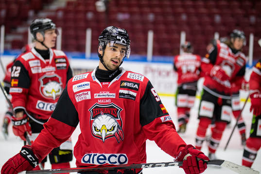 Malmö Redhawks Joseph Veleno deppar