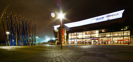 SAAB Arena före ishockeymatchen i SHL mellan Linköping