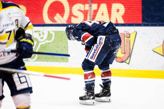 Linköpings Broc Little har ont