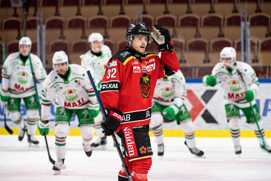 Luleås Oscar Engsund deppar