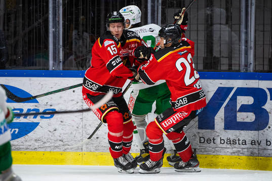 Luleås Carl Mattsson och Luleås Fabian Lysell