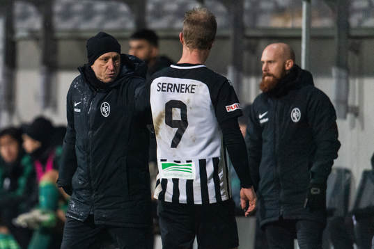 Landskronas Landskronas tränare Billy Magnusson när Linus