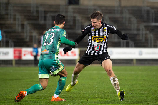 Landskronas Filip Olsson och Dalkurds Arash
