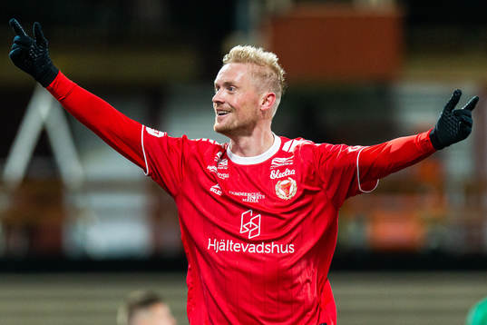 Kalmars Geir André Herrem jublar