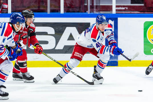 Malmö Redhawks Jan-Mikael Järvinen och Oskarshamns Jan
