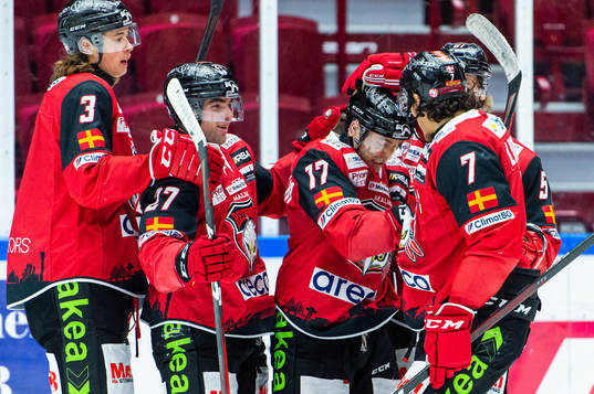 Malmö Redhawks Malte Setkov, Helge Grans, Pathrik