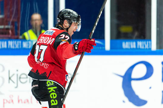 Malmö Redhawks Ponthus Westerholm jublar