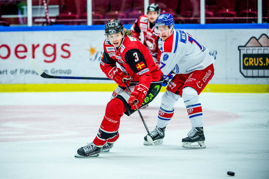 Malmö Redhawks Malte Setkov mot Oskarshamns Jonas Engström