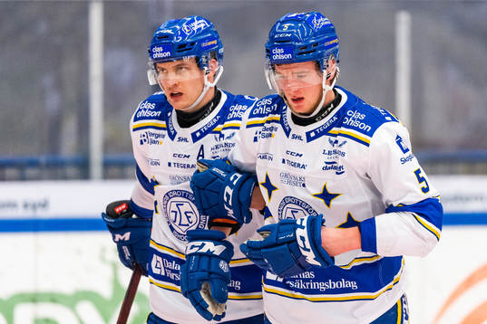 Leksands Calle Själin hjälps av isen