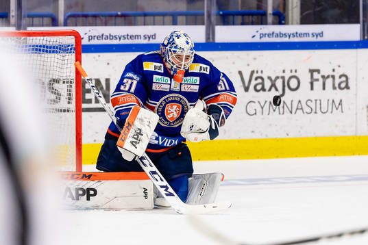 Växjös målvakt Erik Källgren