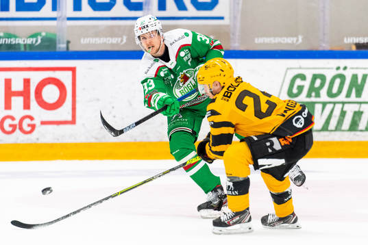 Rögles Niklas Hansson och Skellefteås Andreas Wingerli