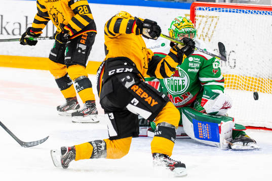 Skellefteås Andreas Wingerli gör 1-1 bakom Rögles