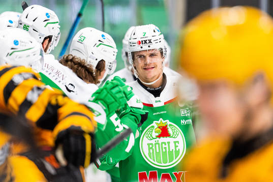 Rögles Erlend Lesund jublar