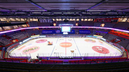 SAAB Arena före ishockeymatchen i SHL mellan Linköping
