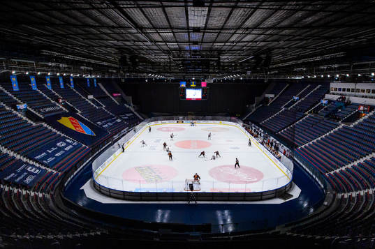 Generell vy från läktarplats på Hovet