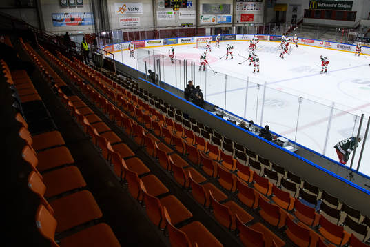 Vy från läktarplats