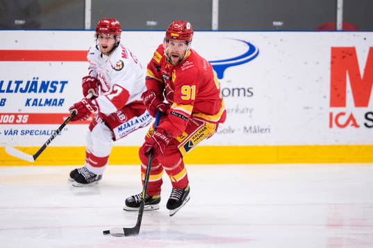 Kalmars Niklas Dahlberg och Trojas William Romfors