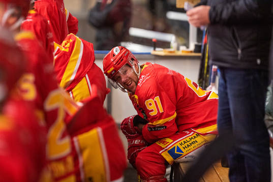 Kalmars Niklas Dahlberg deppar