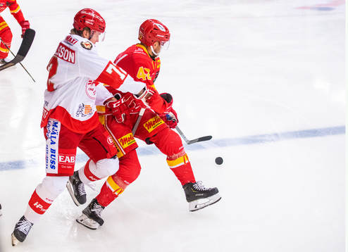 Kalmars Johan Grönquist och Trojas Jesper Emanuelsson