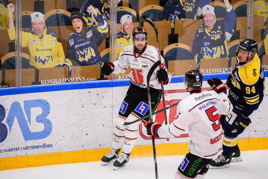 Örebros Ludvig Rensfeldt  jublar