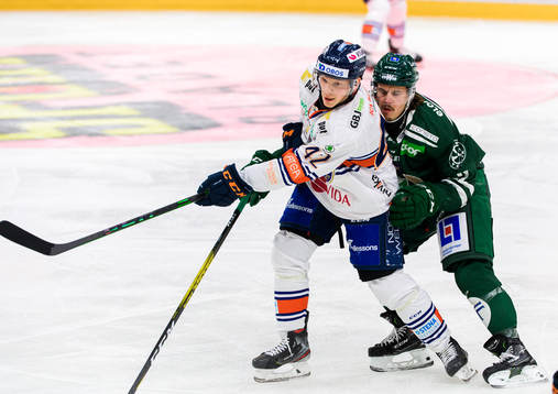 Växjös Teemu Eronen och Färjestads Joakim Nygård