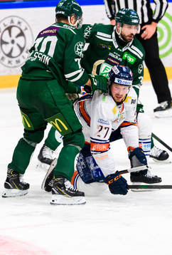 Färjestads Jacob Nilsson och Jens Westin
