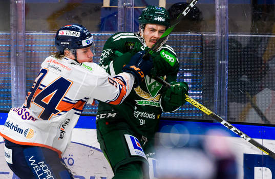 Växjös Joel Persson och Färjestads Joakim Nygård