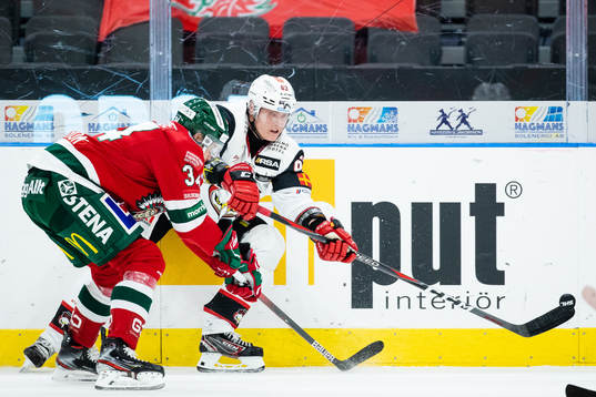 Frölundas Theodor Lennström och Malmö Redhawks Fredrik