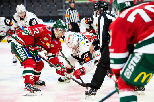 Frölundas Patrik Carlsson tekar mot Malmö Redhawks