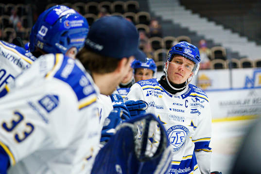 Leksands Patrik Zackrisson jublar