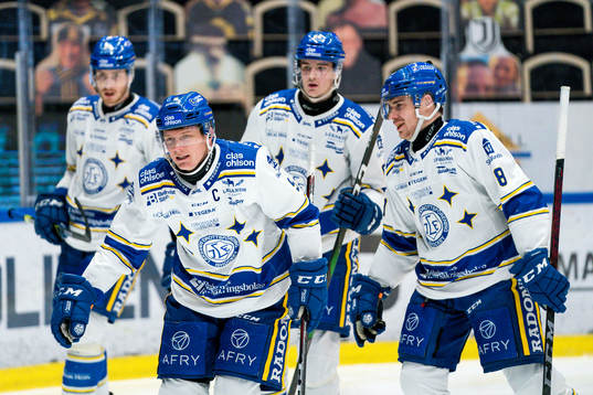 Leksands Patrik Zackrisson , Matt Caito och Carter Camper