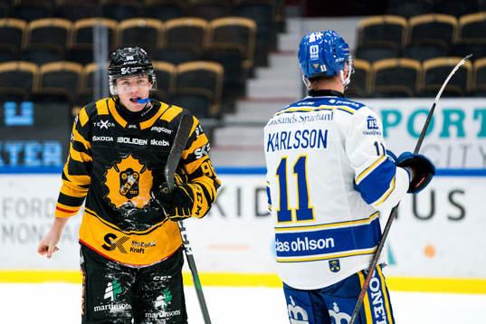 Skellefteås Rickard Hugg och Leksands Martin Karlsson