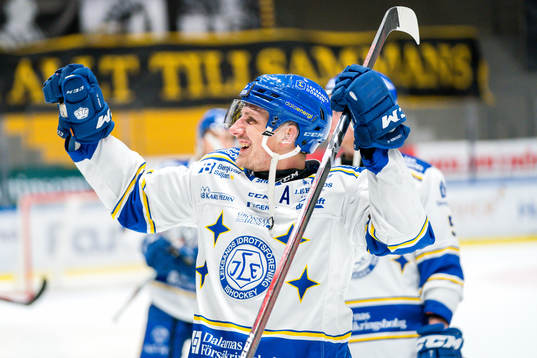 Leksands Patrik Norén jublar