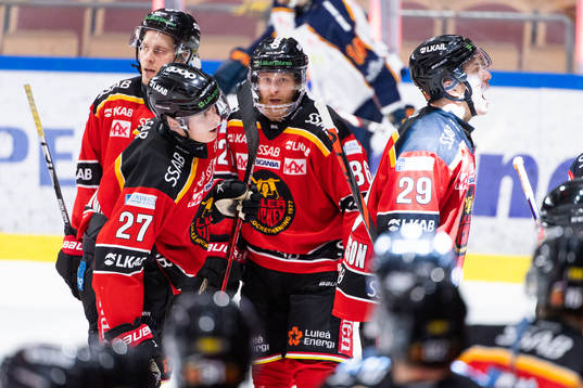 Luleås Linus Klasen jublar