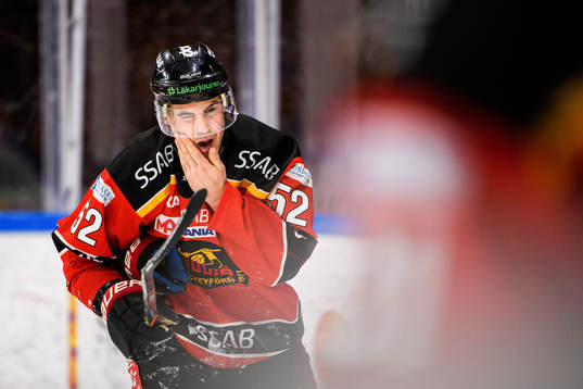 Luleås Karl Fabricius har ont