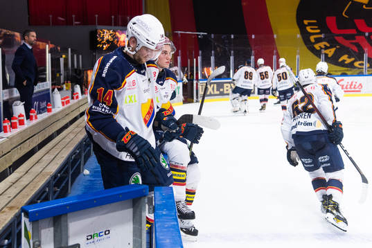 Djurgårdens Tom Wandell och William Eklund deppar