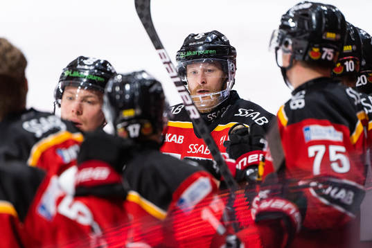 Luleås Linus Klasen jublar