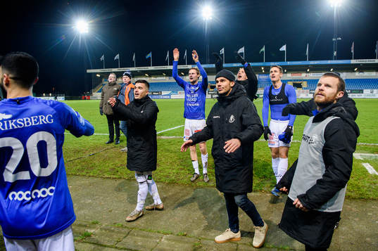 Trelleborgs spelare jublar