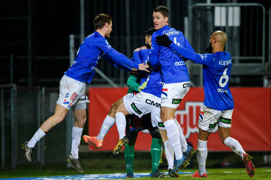 Trelleborgs Kalle Larsson jublar