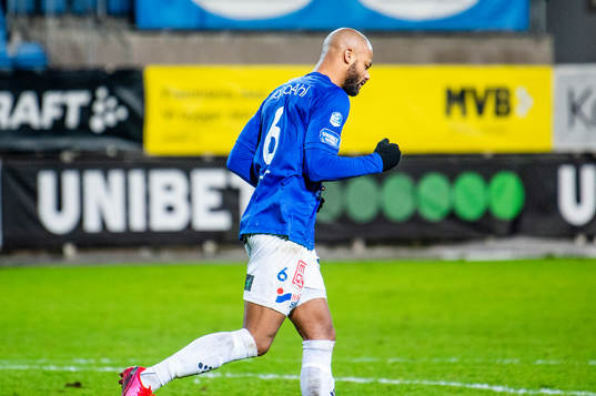 Trelleborgs Salif Camara Jönsson jublar