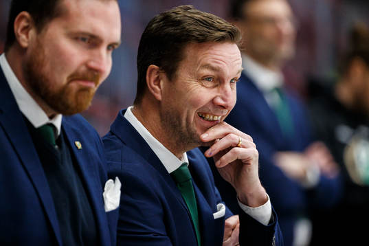 Färjestads huvudtränare Johan Pennerborn