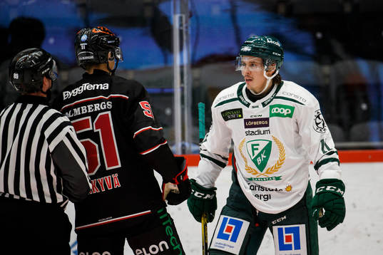 Örebros Kristian Näkyvä och Färjestads Joakim Nygård