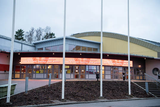 Exteriör på Borås ishall