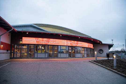 Exteriör på Borås ishall
