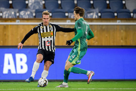 Landskronas Linus Olsson och Dalkurds John Stenberg