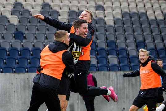 Landskronas Filip Olsson jublar