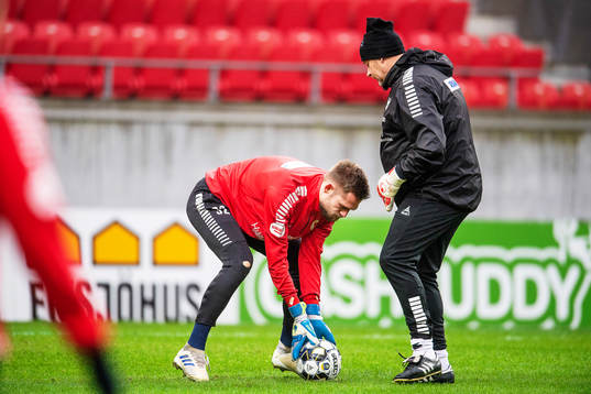 Kalmars målvakt Lucas Hägg Johansson